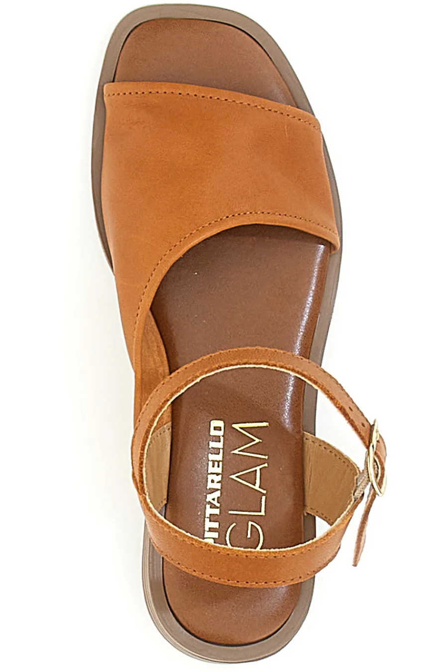 Donna PITTARELLO GLAM Flache Sandalen 14913 Echtes Leder