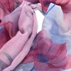 LAURA BIAGIOTTI Foulard rosa con stampa floreale 26s204-14