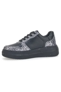 Donna FREDDY 8753 Sneakers in Schwarz und Silber