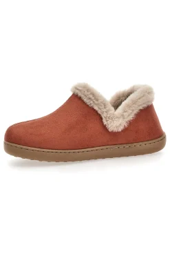 Donna GAIA MANIA GG463 farbene Hausschuhe mit Pelzbesatz und warmer Innenseite