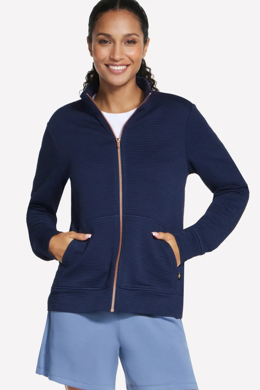 Donna SKECHERS Giacca bu con zip GO WAK Everywhere Jacket