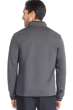 Uomo SKECHERS Giacca grigio antracite in tessuto ottoan ricicato JA25