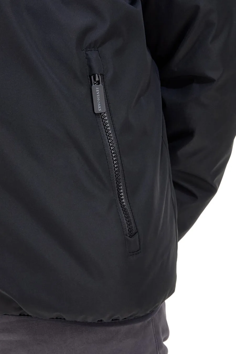 Uomo SEVENOAKS Giubbotto reversibie nero ibottito 27