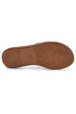 Donna INBLU Grüner Flip-Flop mit Schmucksteinbesatz 19 ZO