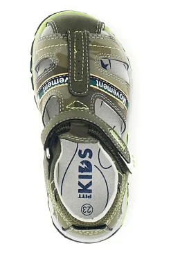 PITT KIDS Grüne Sandalen mit Riemenverschluss Pitt Kinder 15111