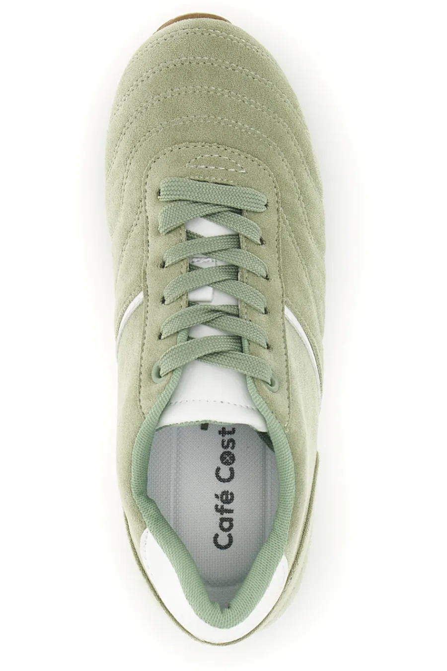 CAFÈ COST Grüne Turnschuhe mit Schnürsenkeln und minimalem Design Café Kosten 85RCO72101 VERDE New