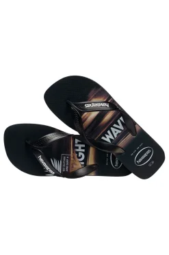 Uomo HAVAIANAS Surf Flip Flops Schwarz