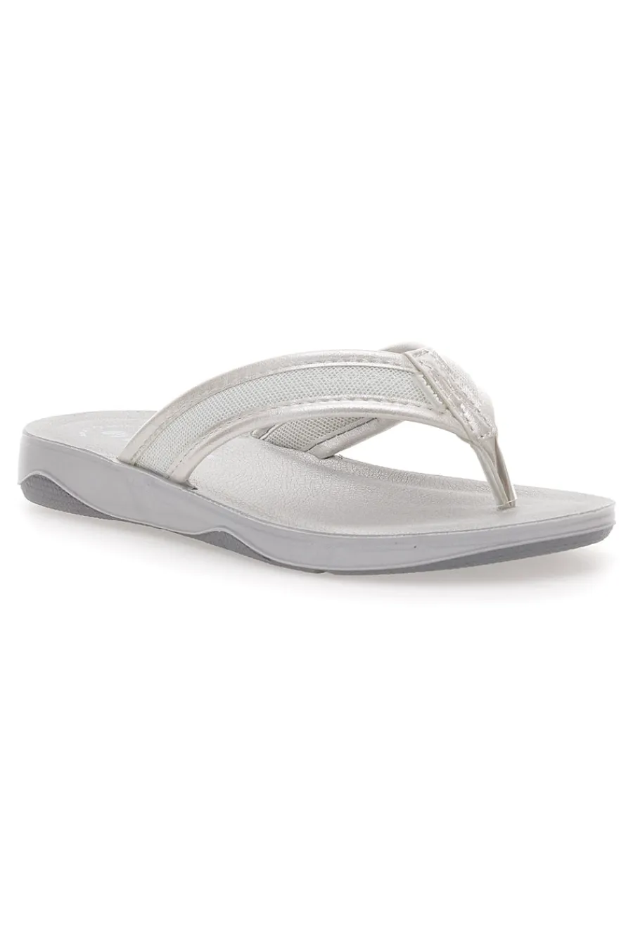 Donna INBLU Infradito bianche con fascetta imbottita 14DD
