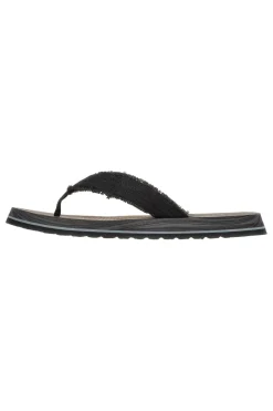 Uomo SKECHERS Infradito Marroni con Tomaia in Canvas Tantric - Fritz