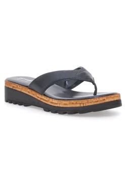 Donna PITTARELLO Infradito nere con zeppa 664