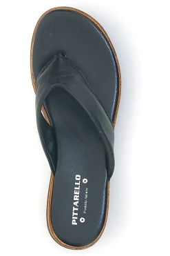 Donna PITTARELLO Infradito Neri in vera pelle Made in Italy 66470811