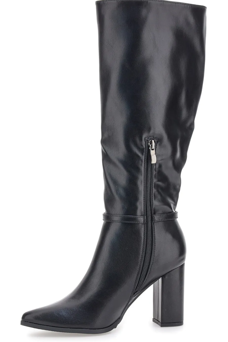 LE HAVRE PARIS 6002 e Stiefeletten mit hohem Absatz und Riemen SCHWARZ Hot