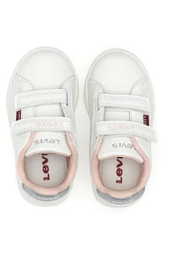 LEVI'S BELL JR MINI – e und rosa Sneakers mit Klettverschluss