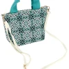 Donna BASILE Mini bag mare verde con tracolla BA23740