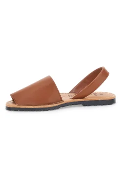 FLY NATURE Minorchine Marroni Open Toe in Materie Sintetiche MN101 New