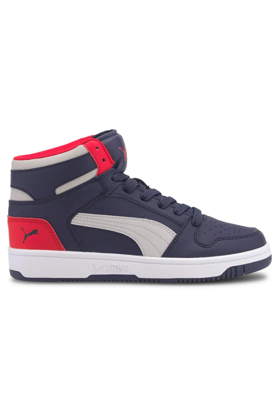 PUMA Mittelhohe Rebound Layup Sl Jr blaue Turnschuhe