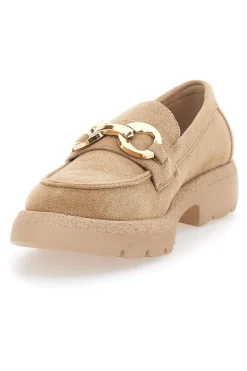 LE HAVRE PARIS Mocassini Beige Con Morsetto 2300512 Hot