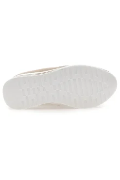 ENERGY Mocassini Beige Con Morsetto Oro e Platform 42 Hot