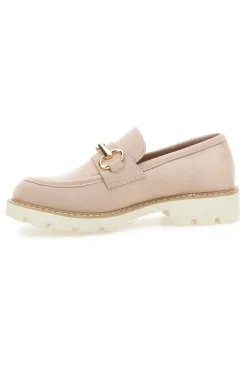LE HAVRE PARIS Mocassini con Suola a Contrasto Bianca BL602915 BEIGE Hot