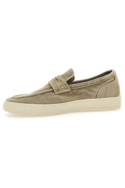 Uomo WRANGLER Mocassini Beige con tomaia in tela 20251034