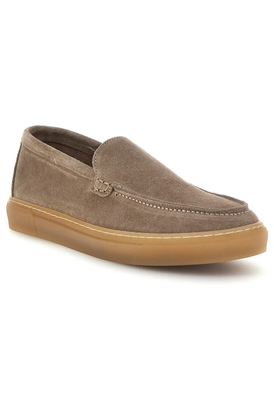 Uomo PTR Mocassini beige in pelle 3255