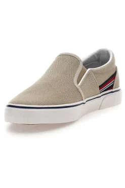 Uomo BEVERLY HILLS Mocassini beige in tessuto Polo Club Bolton Cvs