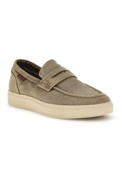 Uomo WRANGLER Mocassini beige in tessuto 2026103538F