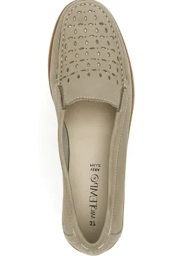 MIO TEMPO Mocassini Beige 12862 CONCHIGLIA New