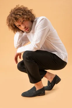 Uomo PITTARELLO ECO Mocassini Blu da Uomo 32006