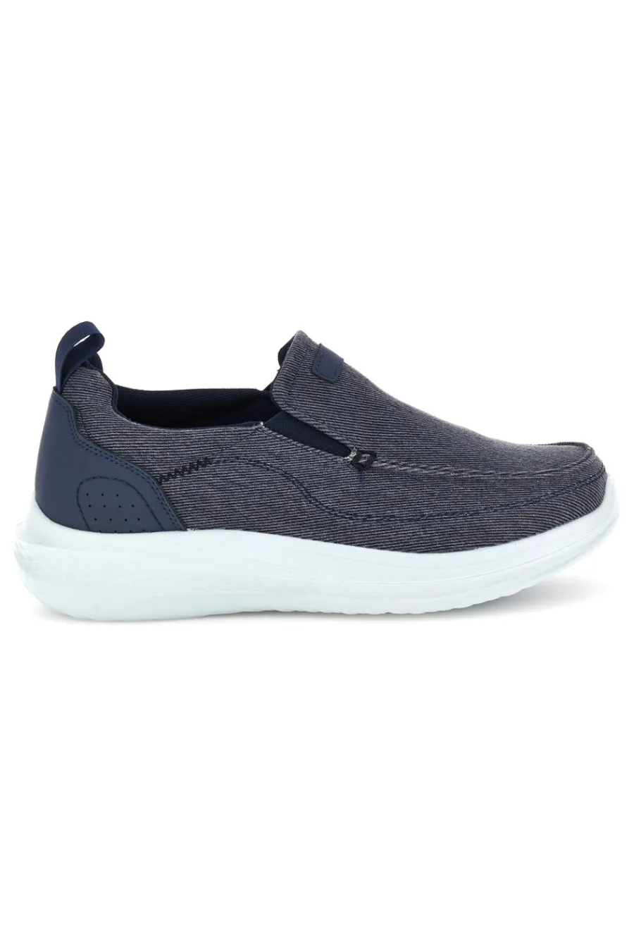 Uomo JERPOINT Mocassini blu in tessuto leggero PK6130C