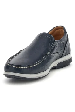 Uomo JERPOINT Mocassini blu in vera pelle 6