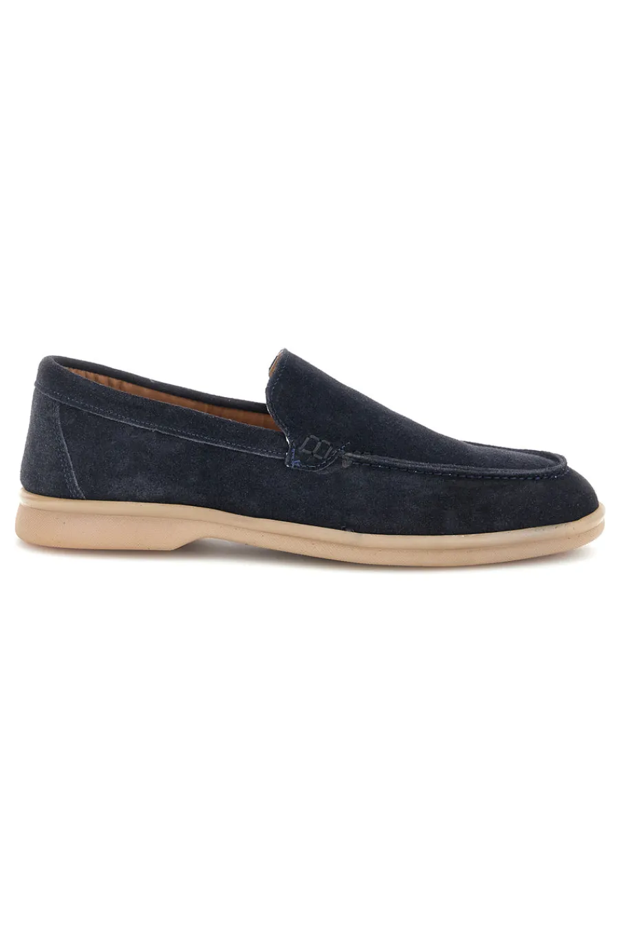 Uomo PTR Mocassini blu notte in vera pelle 800