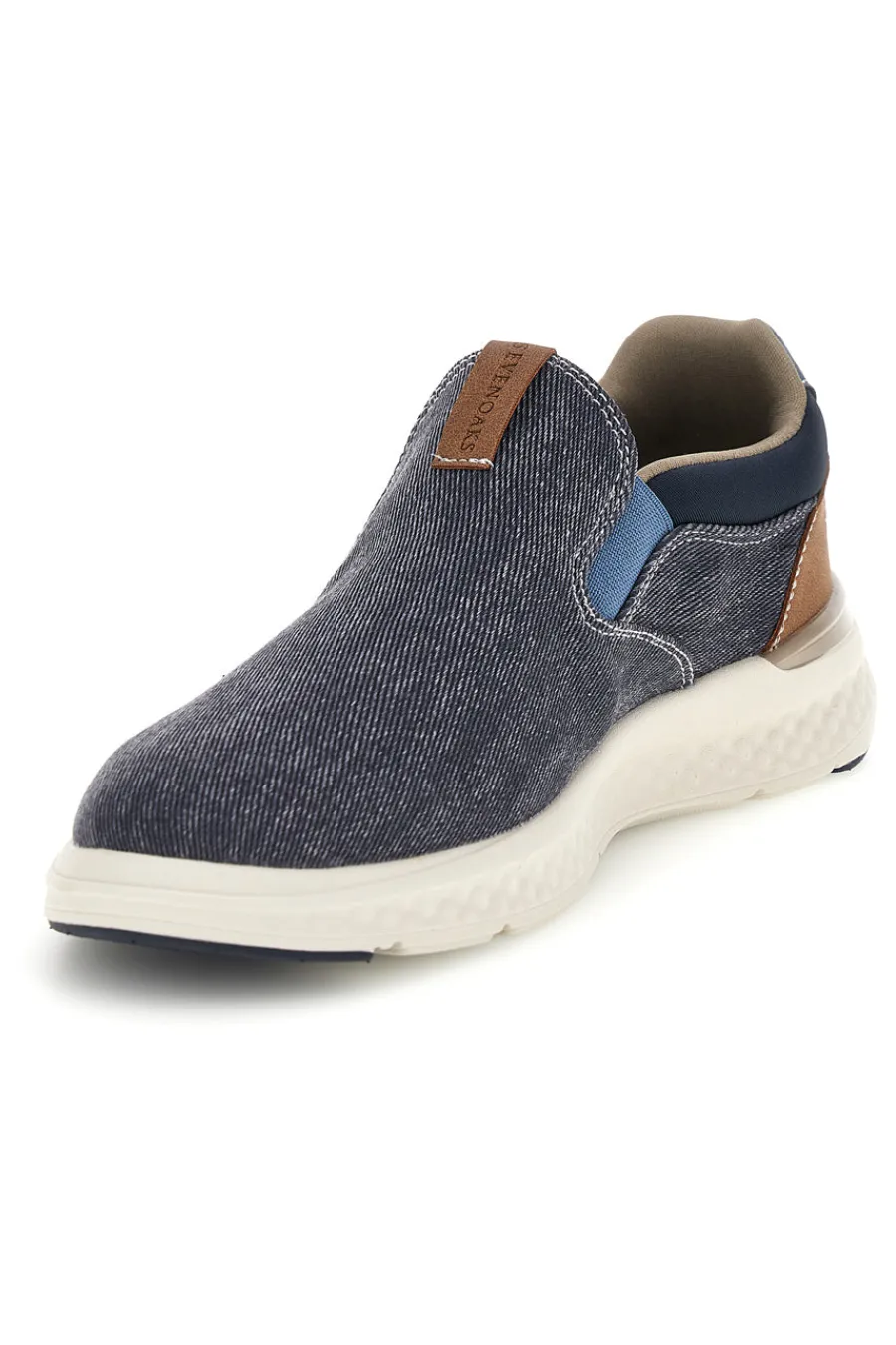 Uomo SEVENOAKS Mocassini blu slip on con suoletta estraibile YH25129
