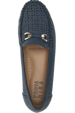 PRIMA RIGA Mocassini Blu Traforati 3178 NAVY Outlet