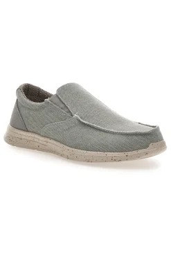 Uomo SEVENOAKS Mocassini da uomo grigio in tessuto PK62D
