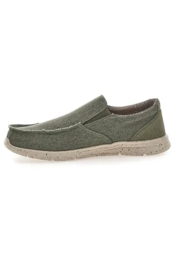 Uomo SEVENOAKS Mocassini da uomo verde in tessuto PK62C