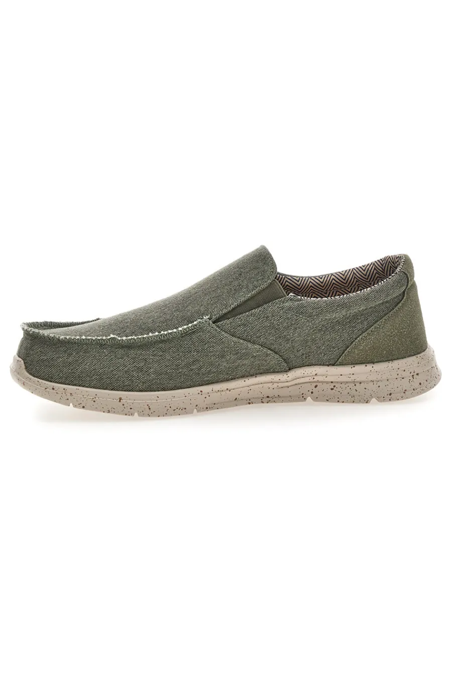 Uomo SEVENOAKS Mocassini da uomo verde in tessuto PK62C