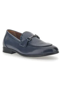 Uomo SOLO SOPRANI Mocassini Eleganti da Uomo Blu 818