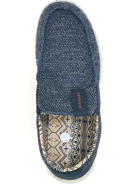 Uomo SEVENOAKS Mocassini in Tela Blu SEVENOKS PK6909E