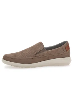 Uomo LONGFORD Mocassini Marroni In Vera Pelle 63
