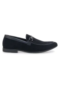 Uomo CLAREMORRIS Mocassini neri con morsetto 218014A