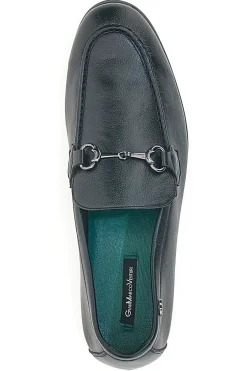 Uomo GMV Mocassini Neri con Morsetto Eleganti 159