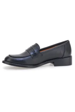 LE HAVRE PARIS Mocassini neri con soletta in pelle 666K01N Online