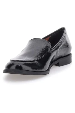 PITTARELLO GLAM Mocassini neri effetto vernice slip-on 59 New