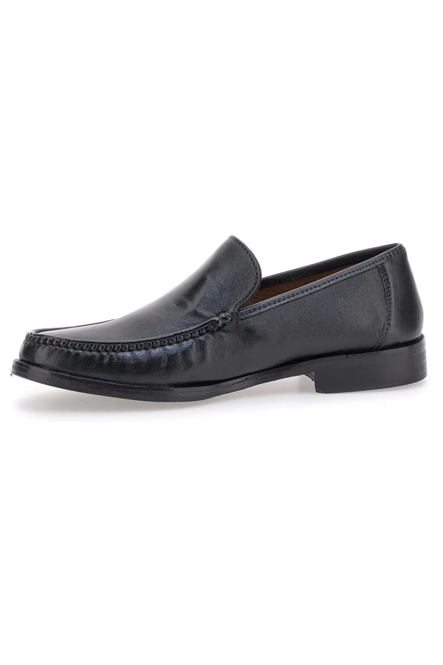 Uomo CLAREMORRIS Mocassini Neri in Pelle 564