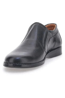 Uomo JERPOINT Mocassini Neri In Vera Pelle Made In Italy 3