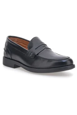 Uomo PITTARELLO Mocassini neri in vera pelle 14