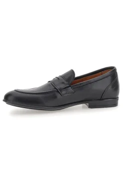 Uomo PITTARELLO Mocassini neri in vera pelle 070