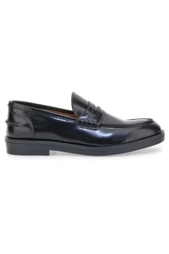 Uomo PITTARELLO Mocassini Neri in Vera Pelle 3252