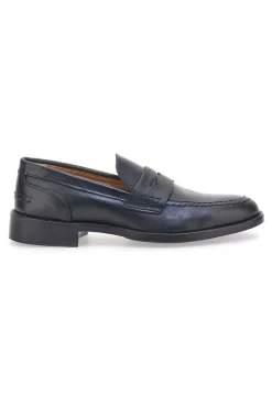 Uomo PITTARELLO CLASS Mocassini Neri In Vera Pelle 482